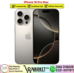 iPhone 16 Pro Max Price In Pakistan